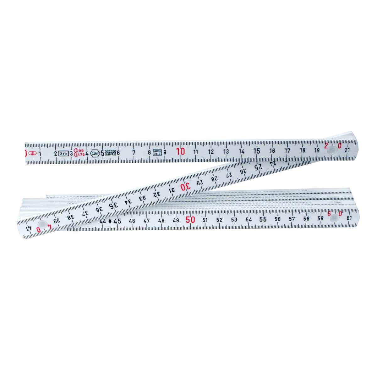 Wiha 61602 MaxiFlex 2 Meter Folding Ruler Outside Read