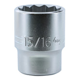 Wiha 33818 12 Point - 1/2" Drive Socket 15/16"