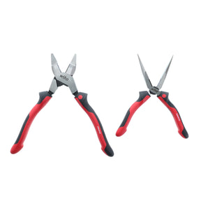 2 Piece Industrial Classic Grip Pliers Set