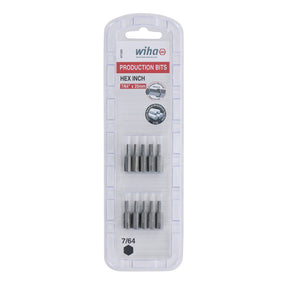 Hex Bit 7/64 - 25mm - 10 Pack