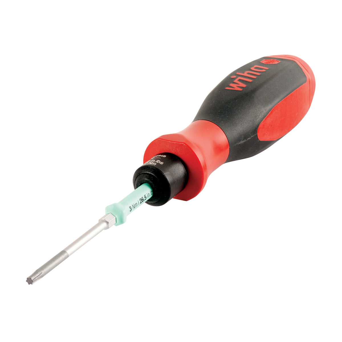 Wiha 29252 easyTorque SoftFinish Screwdriver Handle 12.4 In/lbs 1.4N - TorxPlus IP9