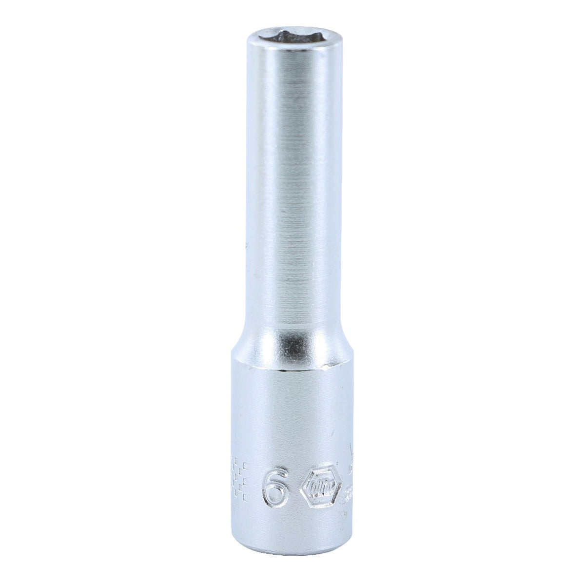 Wiha 33343 6 Point - 1/4 Inch Drive Deep Socket - 6.0mm x 50mm