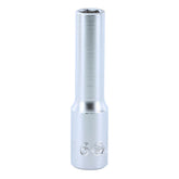 Wiha 33343 6 Point - 1/4 Inch Drive Deep Socket - 6.0mm x 50mm
