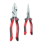 Wiha 30961 2 Piece Industrial SoftGrip NE Style Lineman's and Long Nose Pliers Set