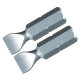 Wiha 71052 Slotted Bit 5.5mm - 25mm - 2 Pack