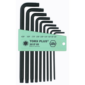 Wiha 36691 9 Piece TorxPlus L-Key Long Arm Set