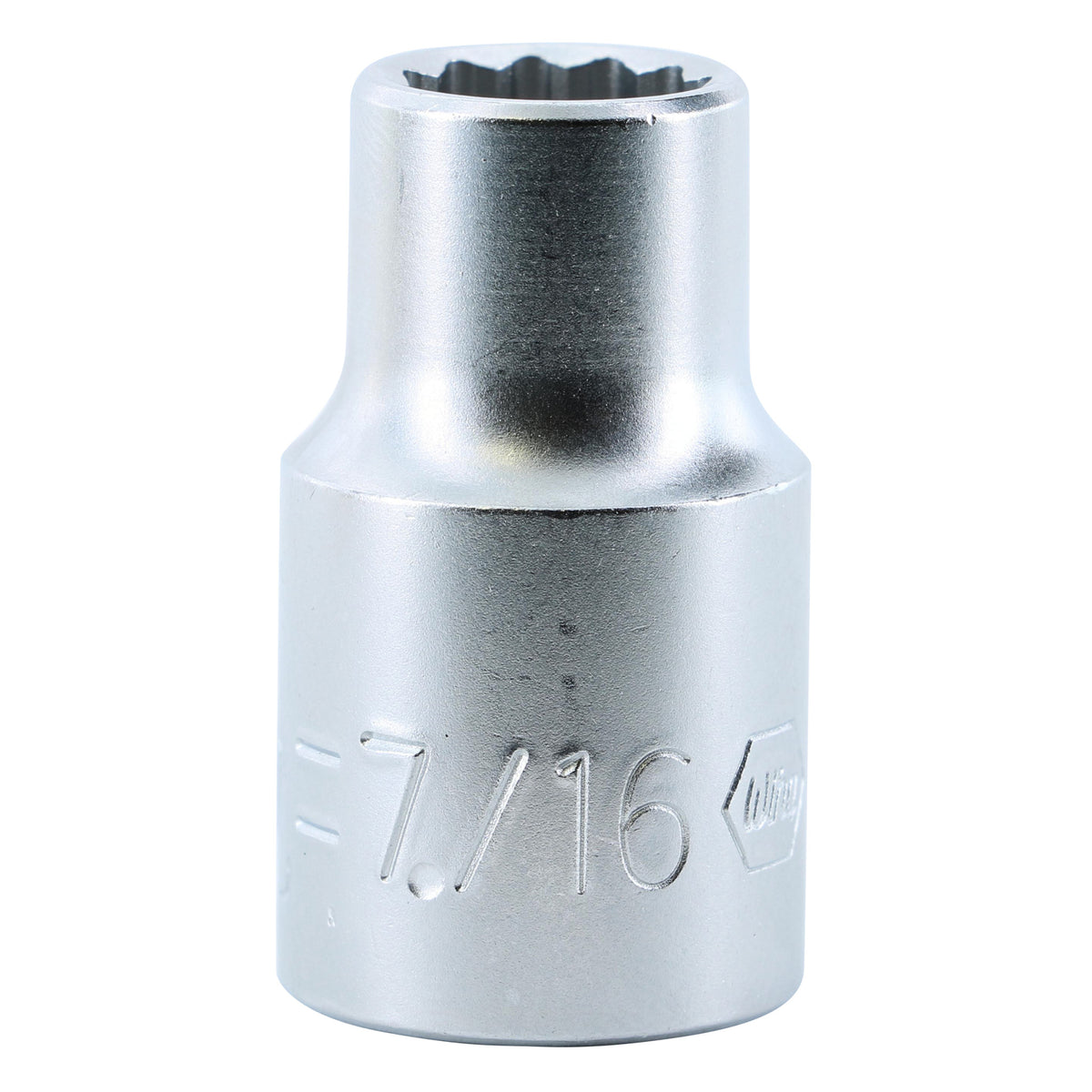 Wiha 33810 12 Point - 1/2" Drive Socket 7/16"