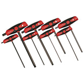 Wiha 33496 8 Piece SoftGrip Hex T-Handle Metric Set