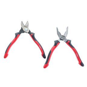 2 Piece Industrial SoftGrip Pliers and Cutters Set