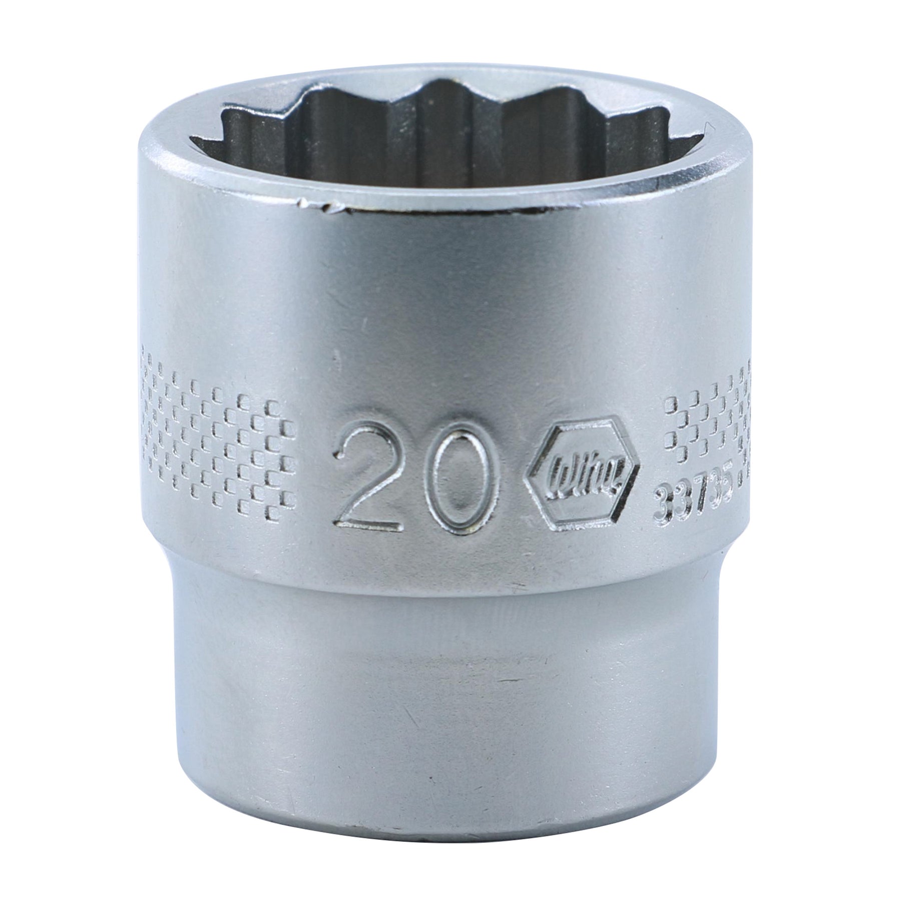 Wiha 33735 12 Point - 3/8 Inch Drive Socket - 20.0mm