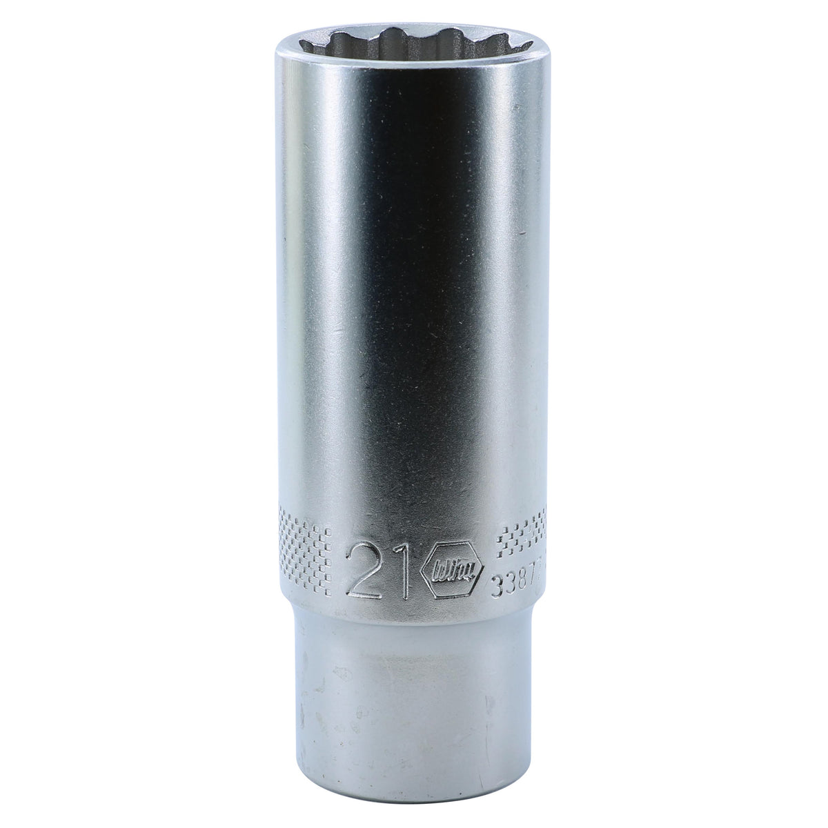 Wiha 33877 12 Point - 1/2" Drive Deep Socket 21.0mm