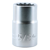 Wiha 33813 12 Point - 1/2" Drive Socket 5/8"