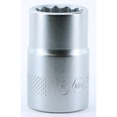 Wiha 33832 12 Point - 1/2" Drive Socket 16.0mm