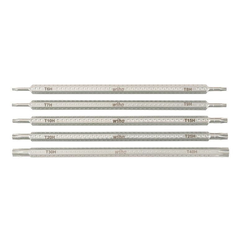 5 Piece Drive-Loc VI Security Torx Blade Set