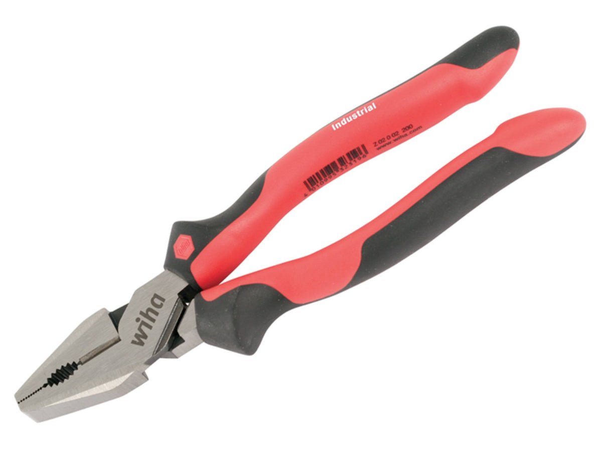 Wiha 30909 Industrial SoftGrip Heavy Duty Combination Pliers 9"