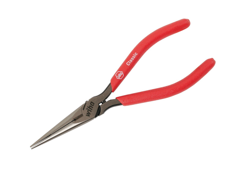 Classic Grip Long Nose Pliers with Spring 6.3"