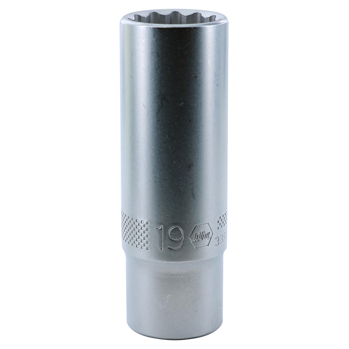 Wiha 33875 12 Point - 1/2" Drive Deep Socket 19.0mm