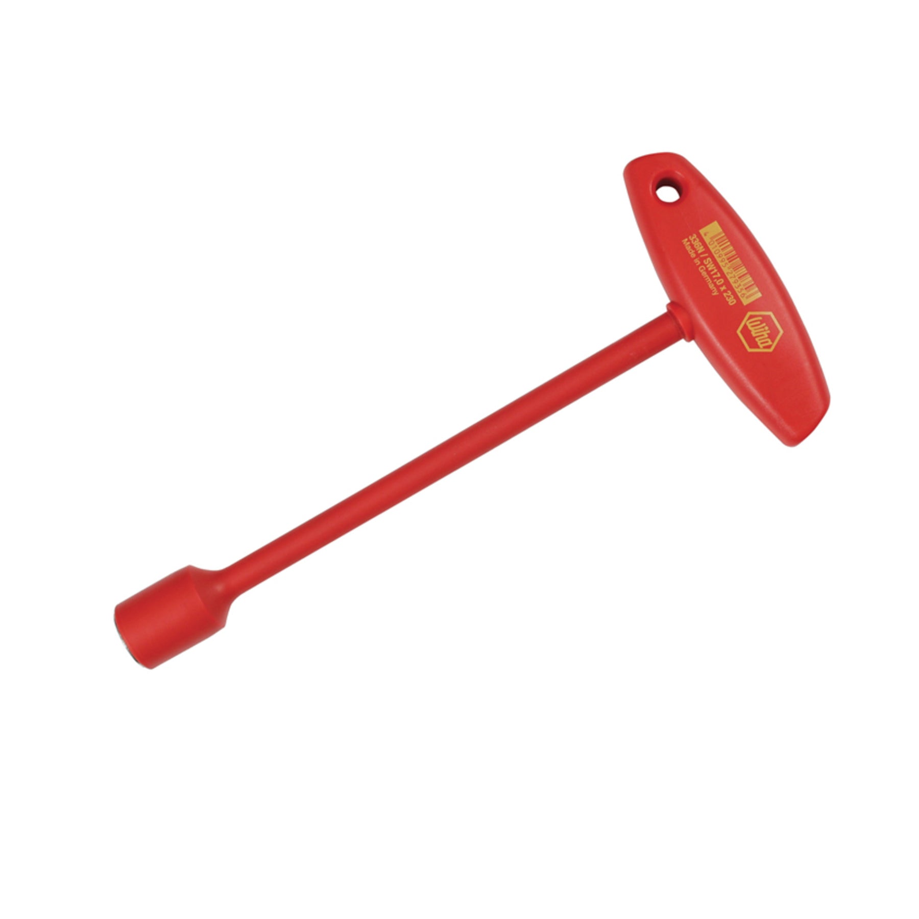 Wiha 33641 Insulated T-Handle Nut Driver 17.0mm