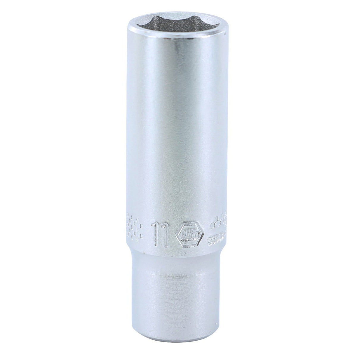 Wiha 33348 6 Point - 1/4 Inch Drive Deep Socket - 11.0mm x 50mm