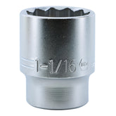 Wiha 33820 12 Point - 1/2" Drive Socket 1-1/16"