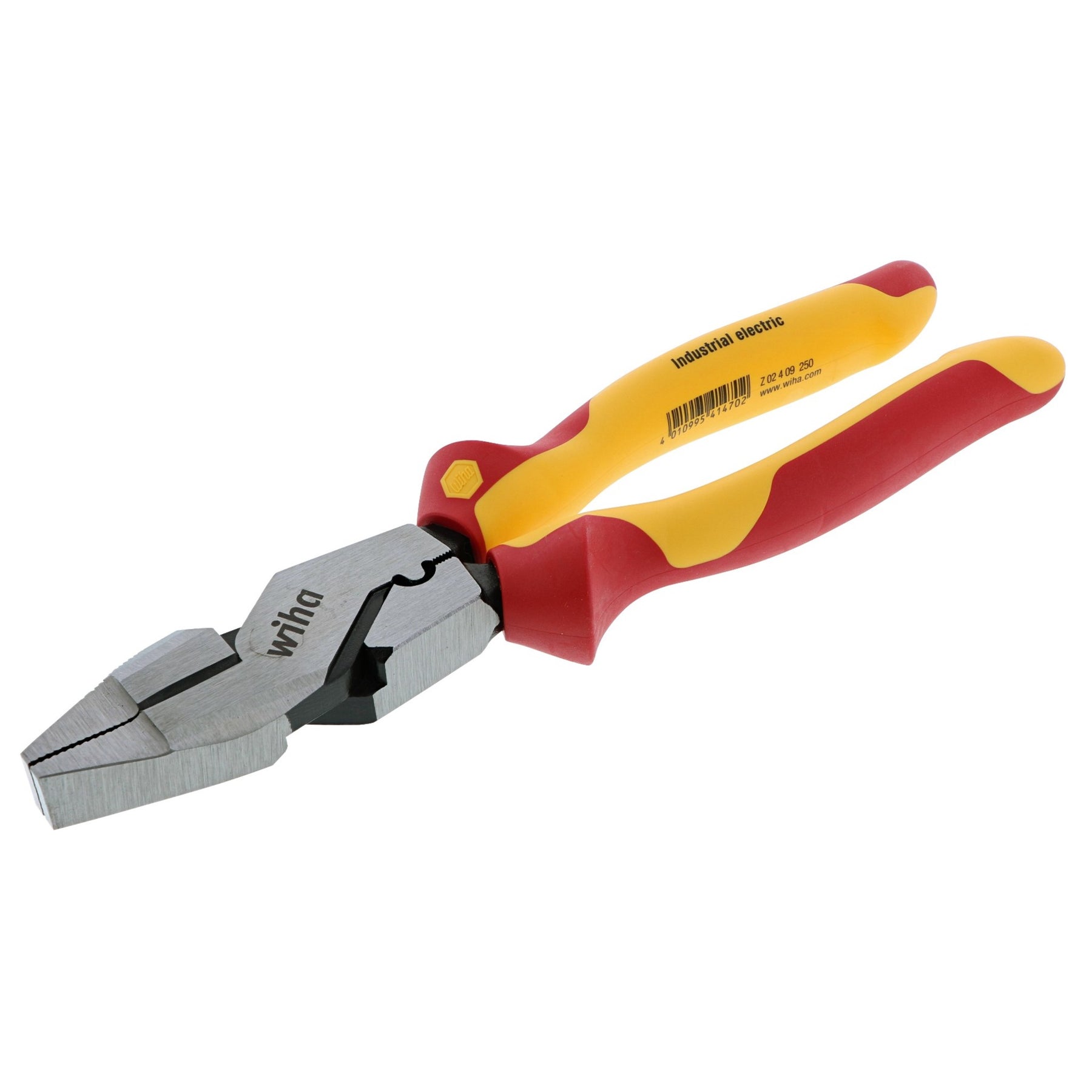 Insulated Industrial NE Style Lineman’s Pliers with Crimpers 9.5"