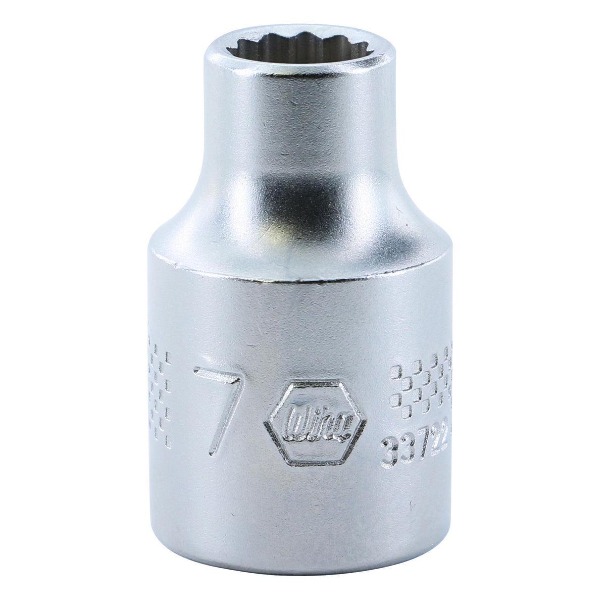 Wiha 33722 12 Point - 3/8 Inch Drive Socket - 7.0mm