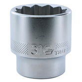 Wiha 33847 12 Point - 1/2" Drive Socket 31.0mm