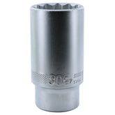 Wiha 33886 12 Point - 1/2" Drive Deep Socket 30.0mm