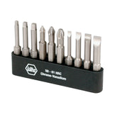 Wiha 74988 10 Piece Power Bit Belt Pack Set