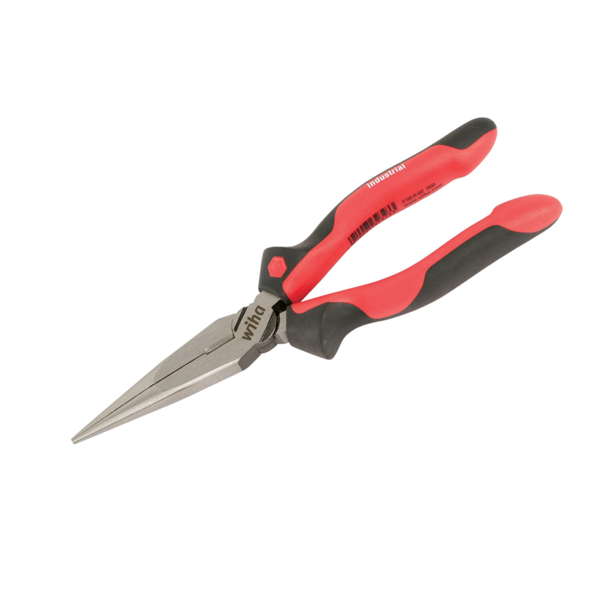 Wiha 30911 Industrial SoftGrip Long Nose Pliers 6.3"
