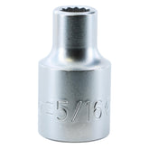 Wiha 33807 12 Point - 1/2" Drive Deep Socket 5/16"