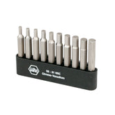 Wiha 74986 10 Piece Hex Power Bit Belt Pack Set