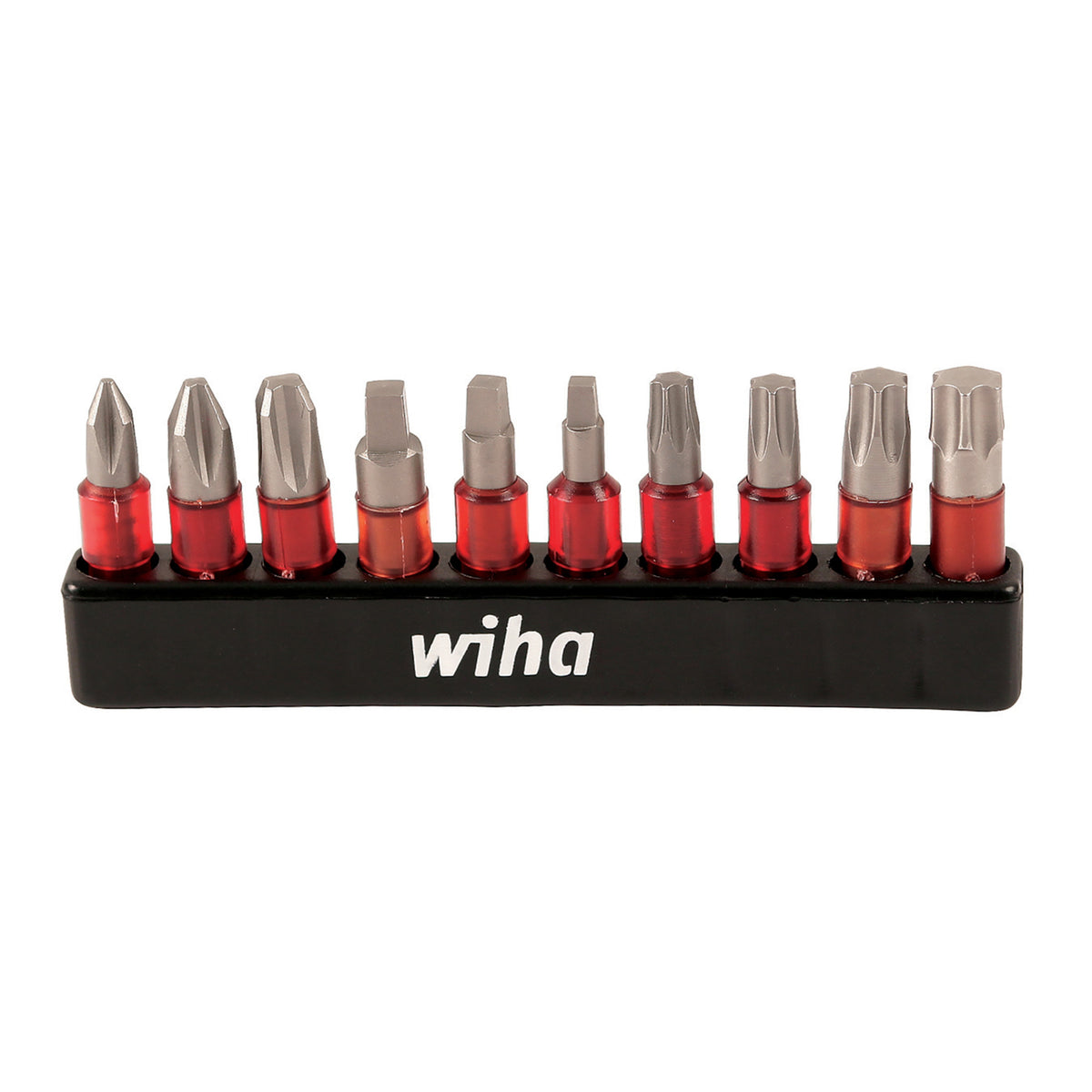 Wiha 76881 10 Piece MaxxTor Impact Insert Bit Set