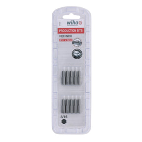 Hex Bit 3/16 - 25mm - 10 Pack