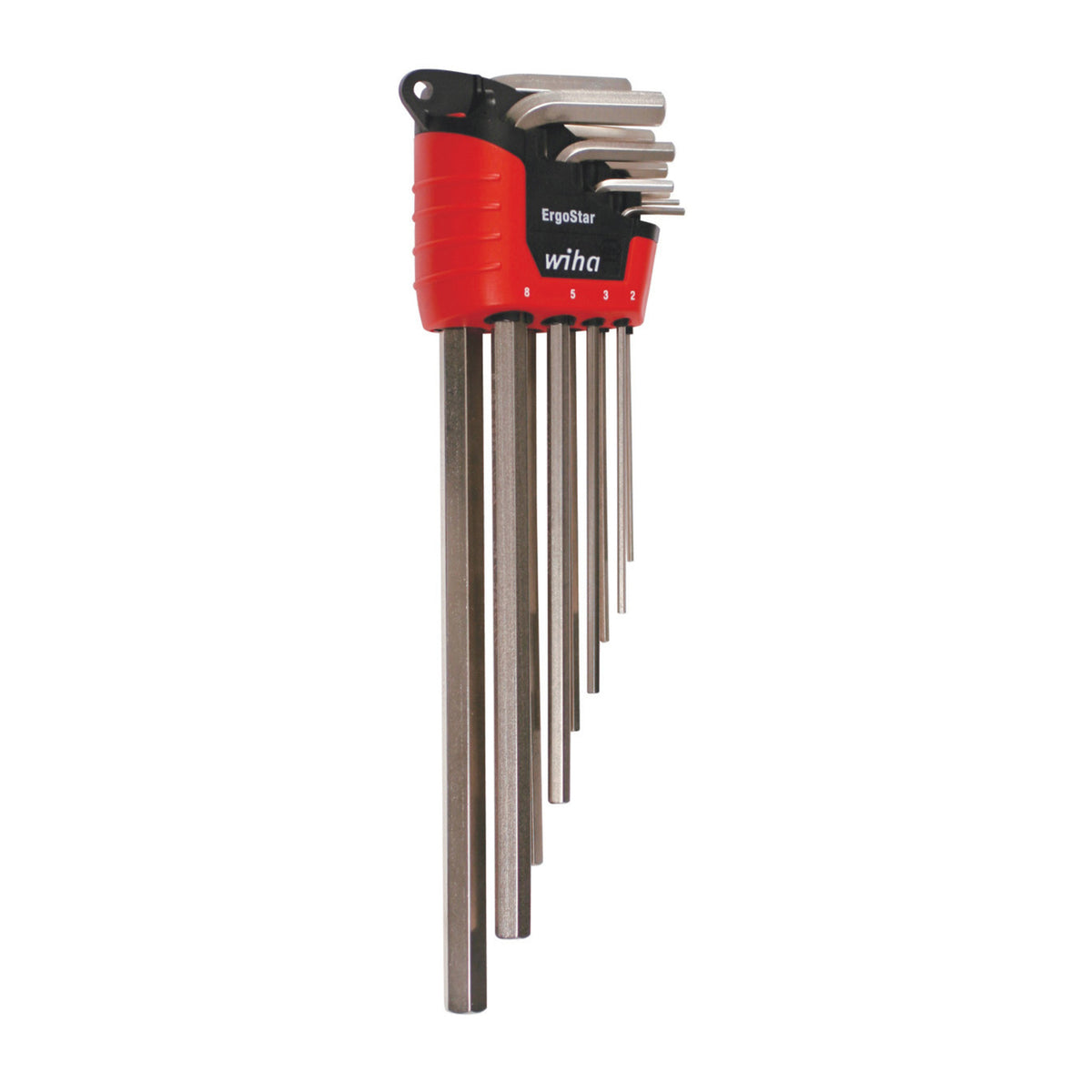 Wiha 35297 9 Piece Hex L-Key Long Arm Set - Metric