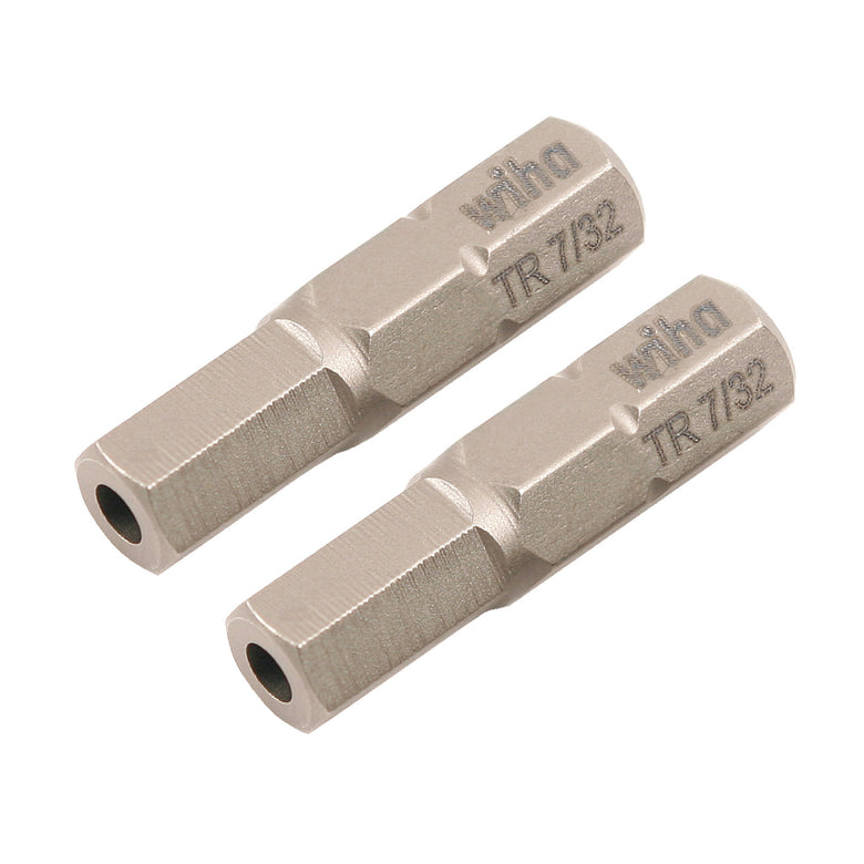 Security Hex Bit 7/32 - 25mm - 2 Pack