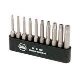 Wiha 74987 10 Piece Security Torx Power Bit Belt Pack Set