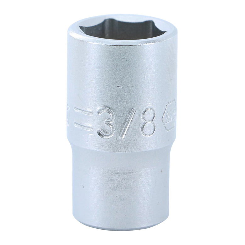 6 Point - 1/4 Inch Drive Socket - 3/8" x 25mm