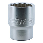 Wiha 33817 12 Point - 1/2" Drive Socket 7/8"