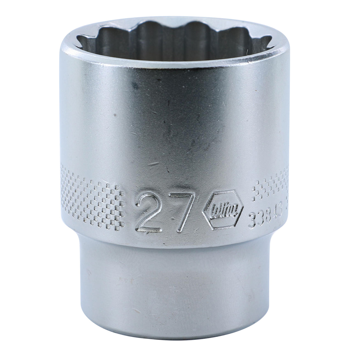 Wiha 33843 12 Point - 1/2" Drive Socket 27.0mm