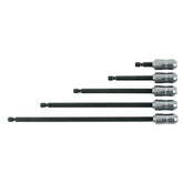 Wiha 71474 5 Piece Proturn 1/4" Quick Release Magnetic Bit Holder Set