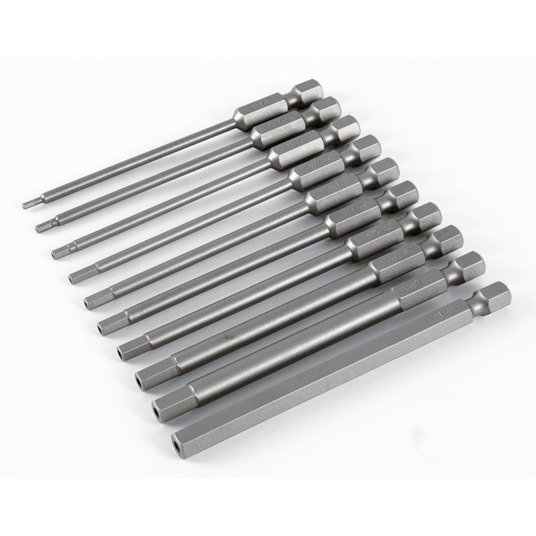 10 Piece Security Hex In Power Blade Set
