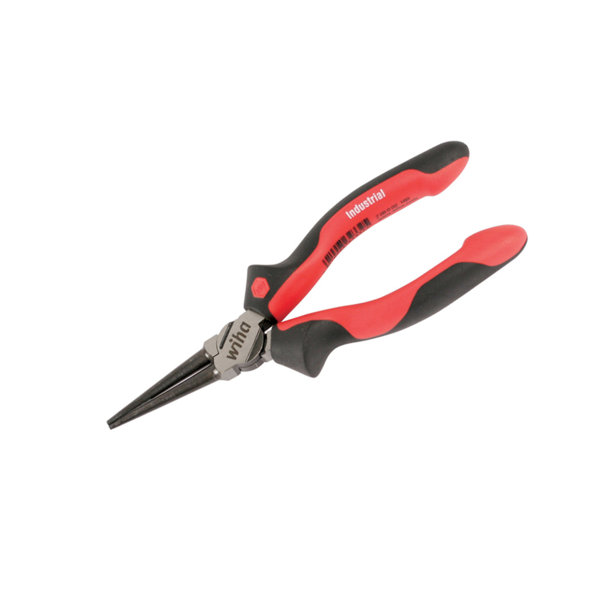 Wiha 30921 Industrial SoftGrip Round Nose Pliers 6.3"