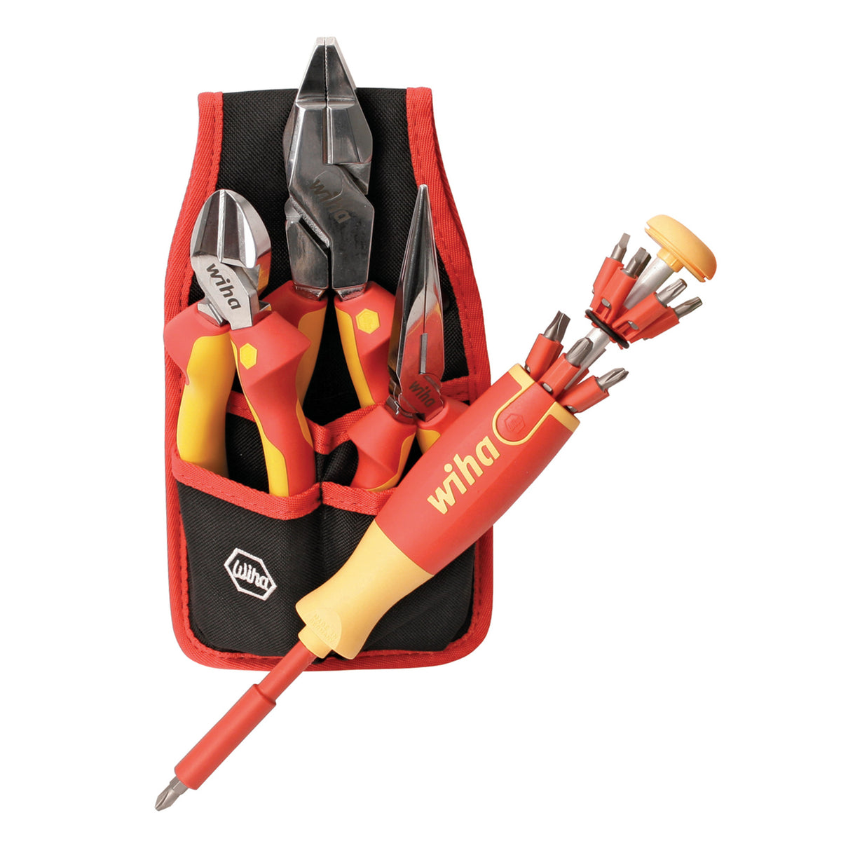 Wiha 32886 17 Piece Insulated Pliers-Cutters and Pop-Up Set