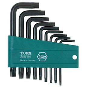 9 Piece Security Torx Short Arm L-Key Set