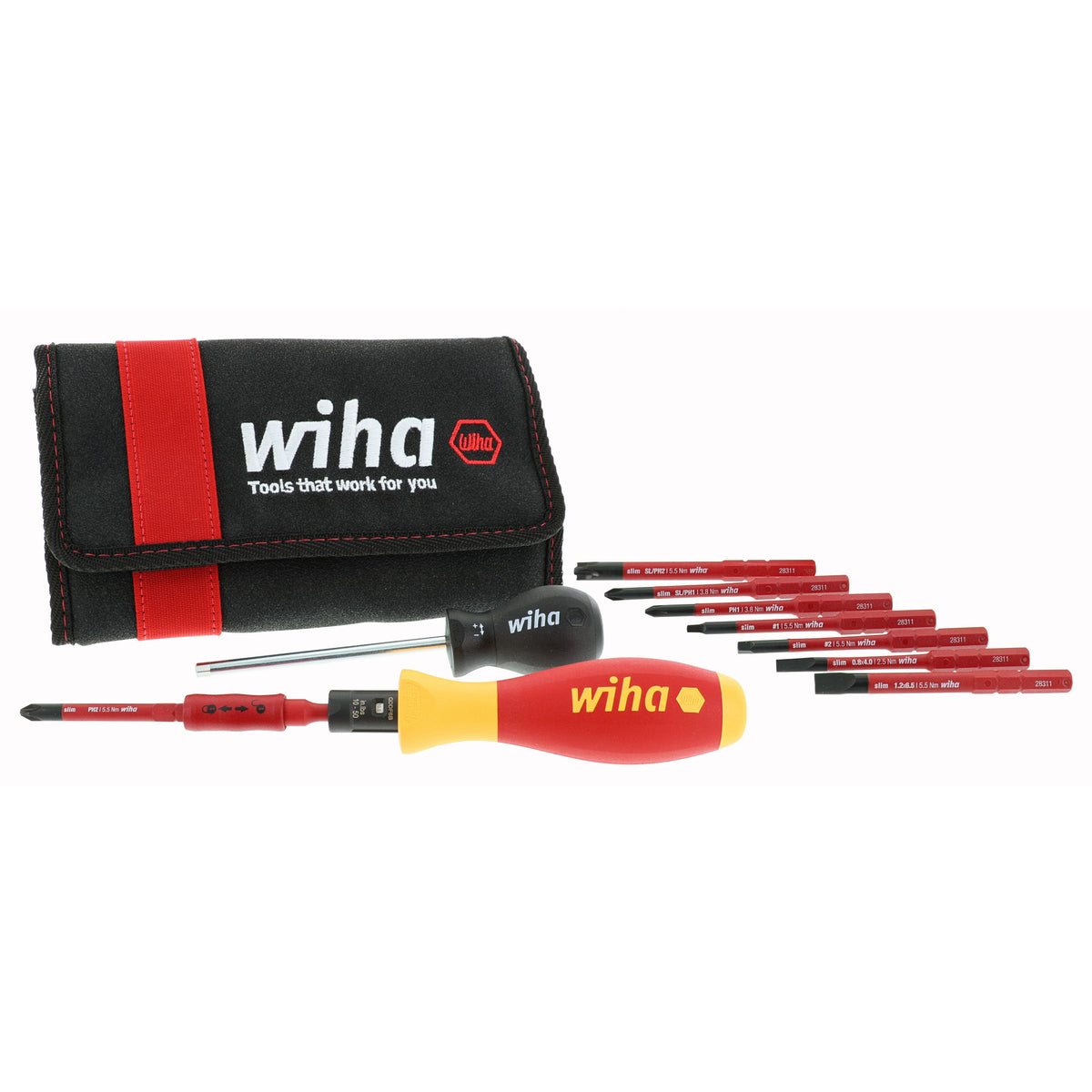 WIHA Kit de Herramientas para Electricista marca WIHA, Número de Piezas 8 -  Juegos Maestros - 450G62