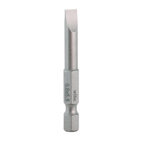 Wiha 74015 Slotted Bit 5.5 - 50mm -  10 Pack