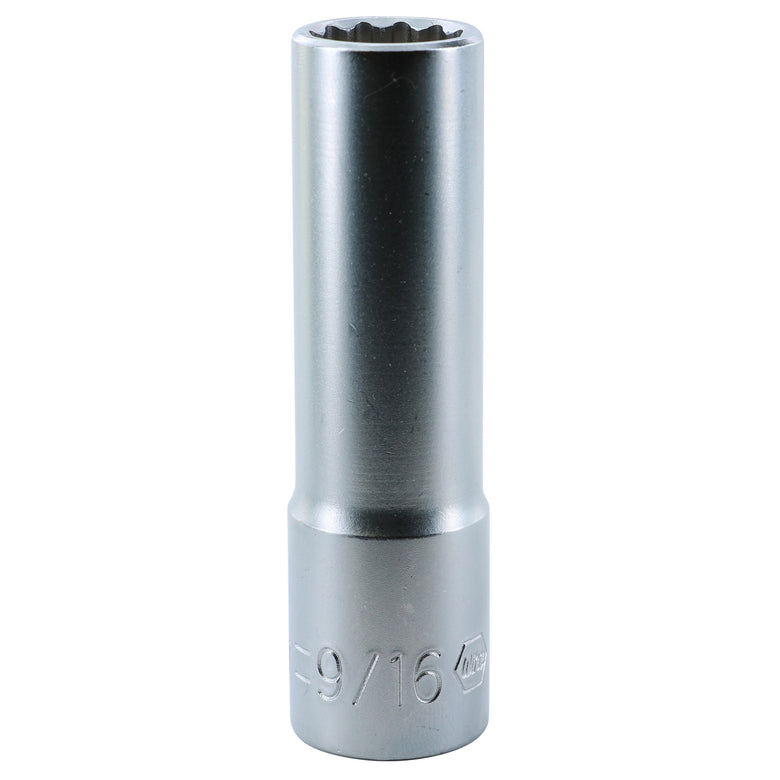 12 Point - 1/2" Drive Deep Socket 9/16"