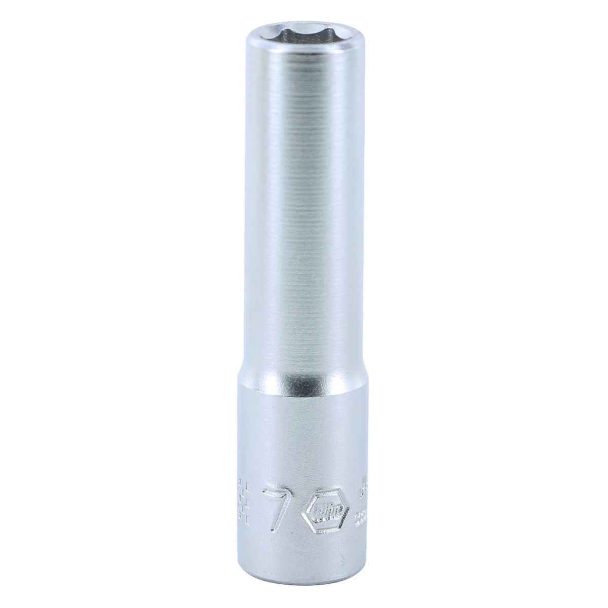 Wiha 33344 6 Point - 1/4 Inch Drive Deep Socket - 7.0mm x 50mm
