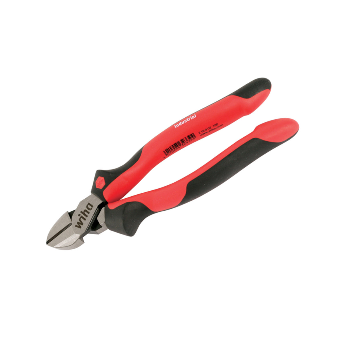 Wiha 30933 Industrial SoftGrip High Leverage Diagonal Cutter 8"